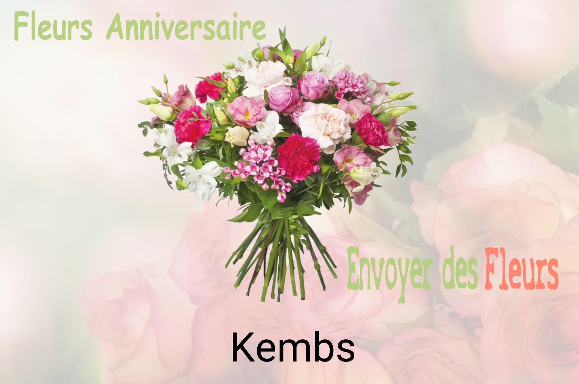 Bouquet de fleurs d’anniversaire livré à Kembs